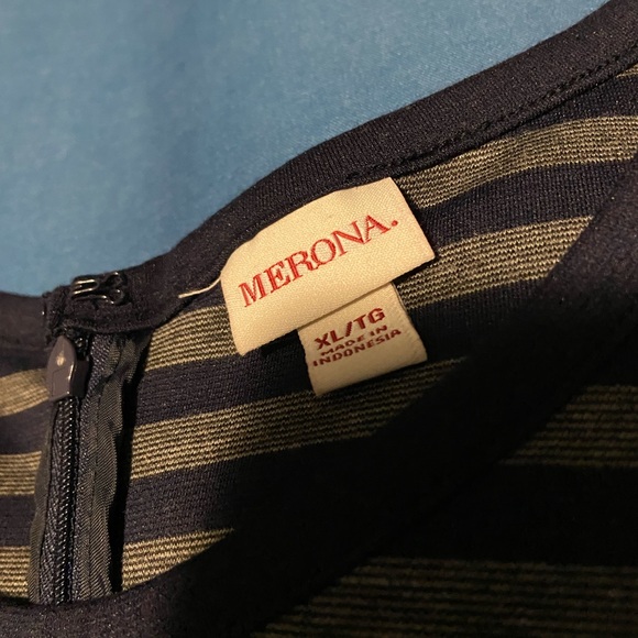 Merona Fitted Striped Dress - Picture 4 of 7